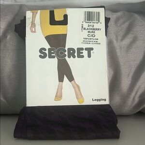SECRET Blackberry Purple Leggings